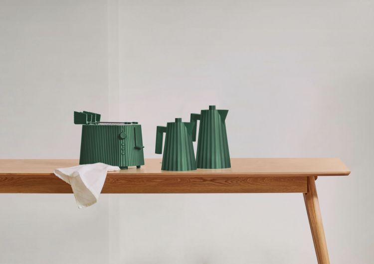 Alessi elektrinis virdulys „Plisse“, žalias, 1,7L