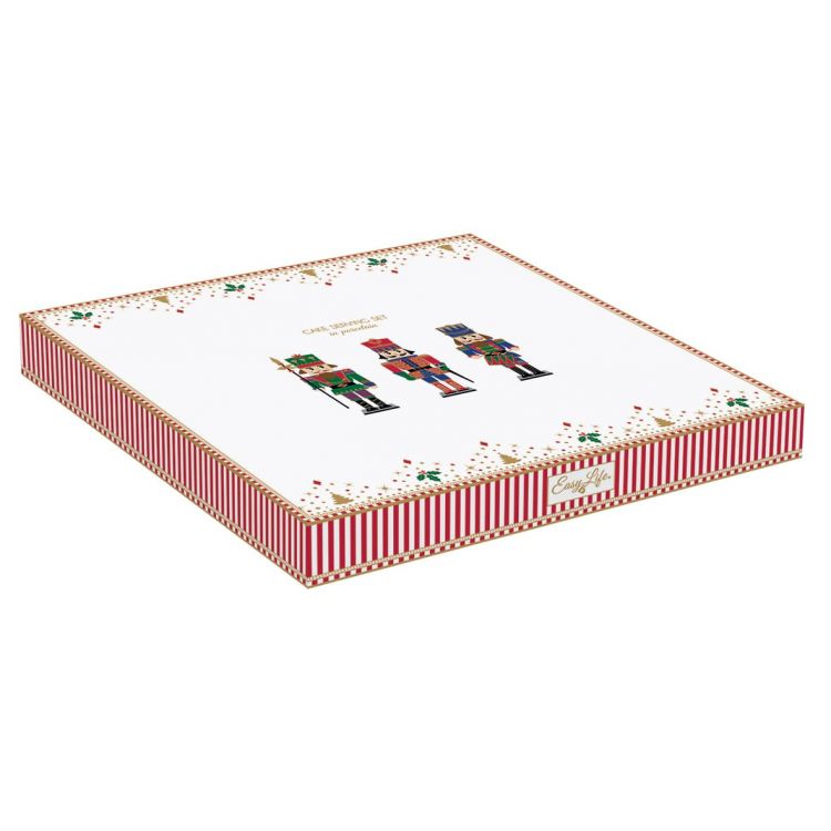 Easy Life porcelianinė serviravimo lėkštė „Nutcrackers “,  su mentele, Ø 32 cm