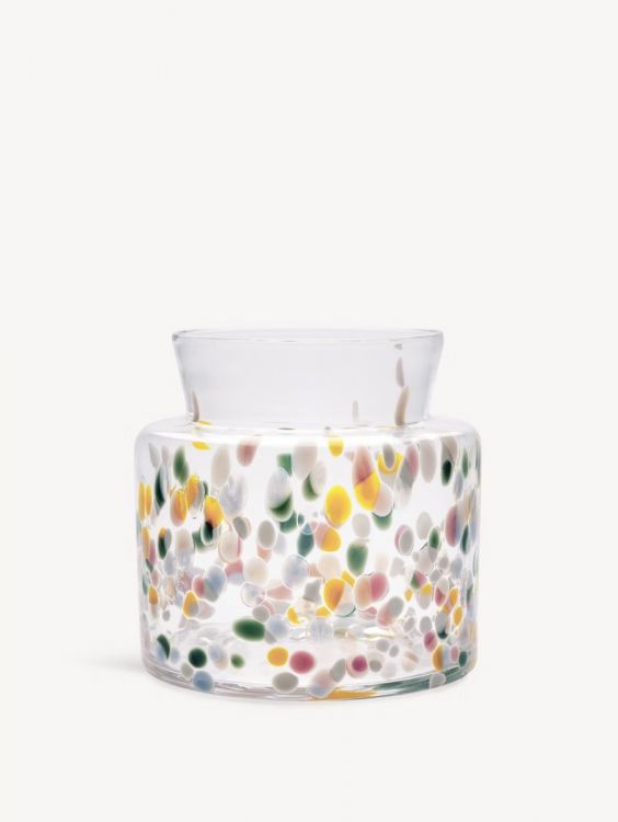 Krištolinė „Kosta Boda“ vaza „Meadow vase spring“, 19,5 cm aukščio