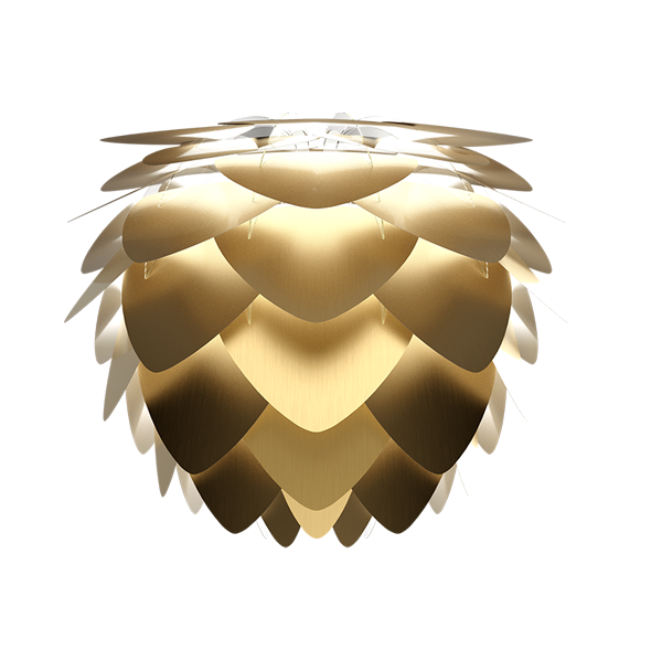UMAGE šviestuvo gaubtas „Aluvia Medium Brushed Brass“, aliuminis, matinis auksas