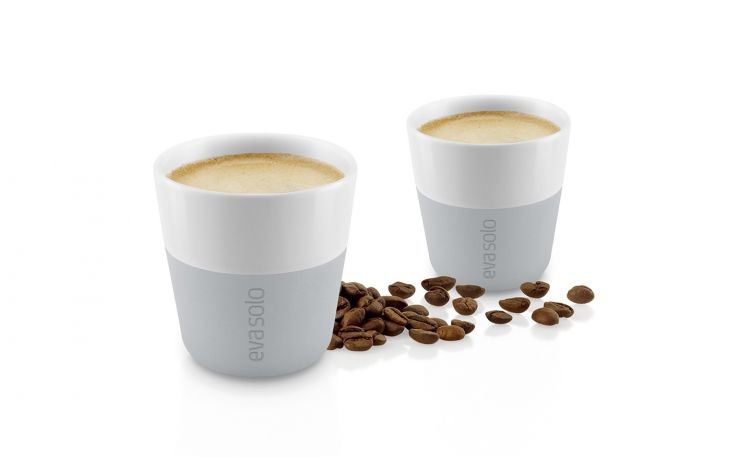  Eva Solo puodeliai Espresso kavai, pilkos spalvos, 2 vnt.