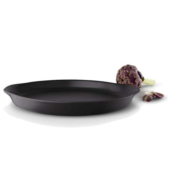 Eva Solo serviravimo lėkštė, juoda keramika, Ø30 cm