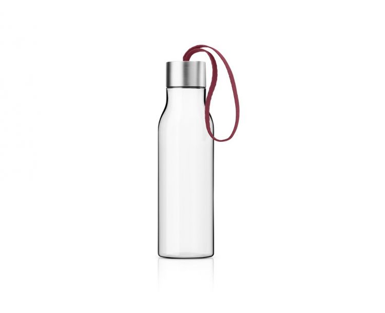 Eva Solo plastiko (BPA free) gertuvė su granato spalvos raikšteliu, 0,5 l