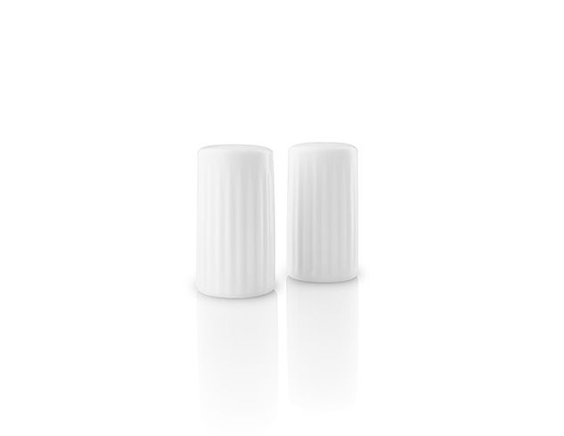 Eva Solo druskinė ir pipirinė, kolekcija - Legio Nova, baltas porcelianas, 5,8 cm