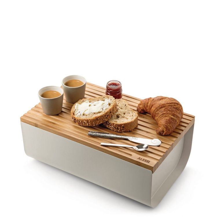 Alessi duoninė „Mattina“, šviesios spalvos, 34x21 cm