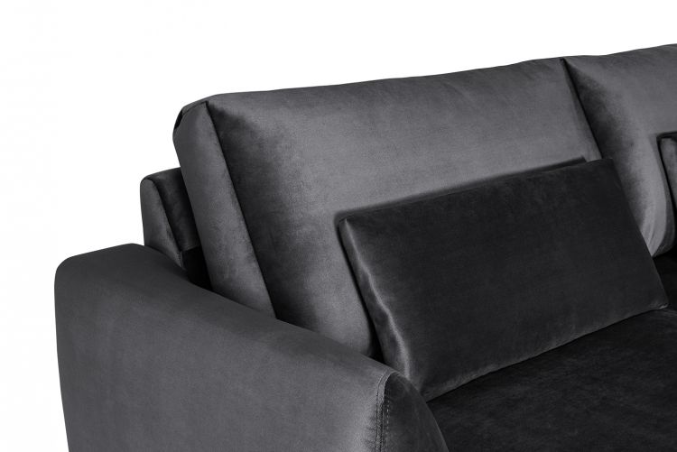 Suomiška sofa „Coffee Open End Left“ (235 x 281 x 104 cm), ruda (užsakoma)