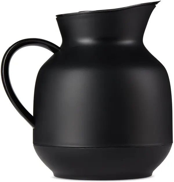 Stelton vakuuminis ąsotis arbatai Amphora, 20,5 cm, 1 L, juodos spalvos