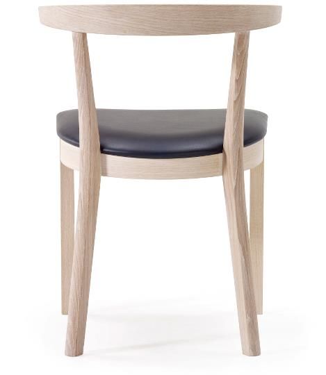 Skovby valgomojo kėdė SM52, lakuoto riešuto, rusvas gobelenas (turime vietoje)
