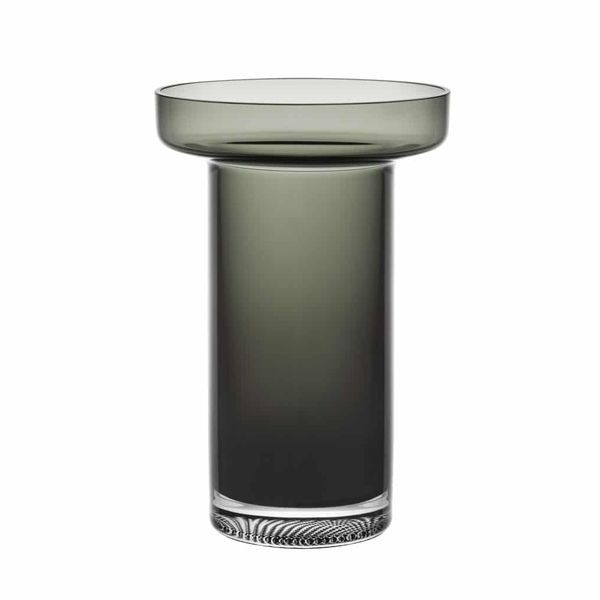 Krištolinė „Kosta Boda“ vaza „Limelight Tulip Vase Grey