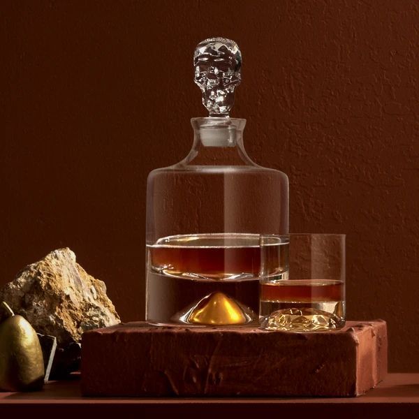 Krištolinis NUDE dekanteris viskiui „Shade“, 1,25 l