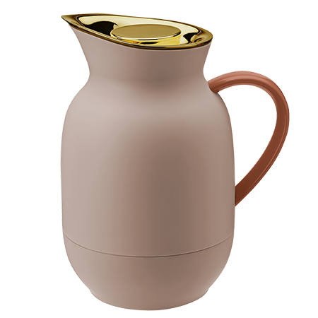 Stelton vakuuminis ąsotis kavai Amphora, 24 cm, 1 L, persikinės spalvos