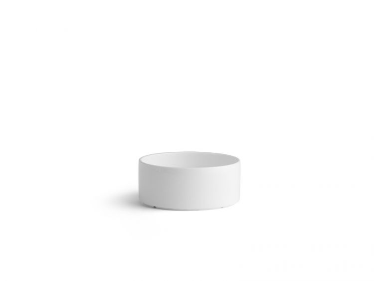 CHIC porcelianinis dubuo „White Verso“, Ø14,5 cm, baltas