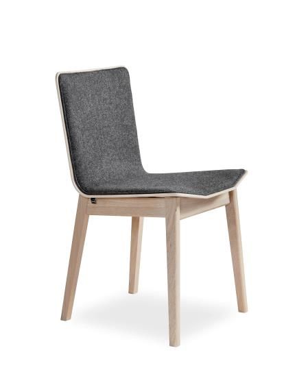 Skovby valgomojo kėdė SM807, balinto ąžuolo,pilko gobeleno