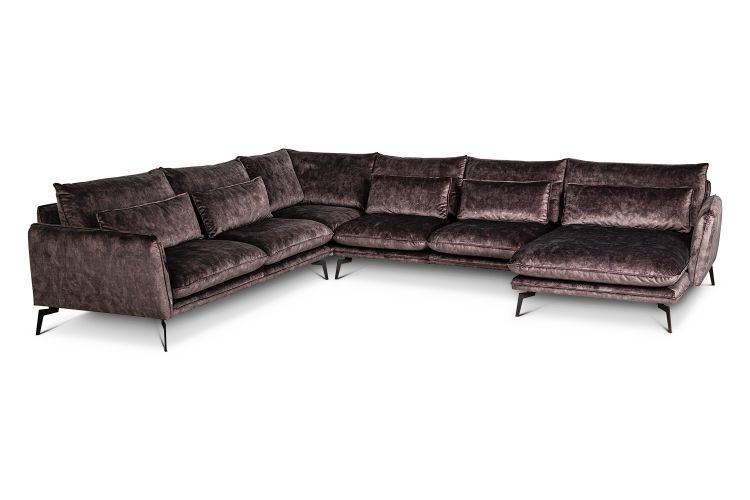 Suomiška sofa „Style A3E2UA“ (102 x 324 x 384 x 160 cm), (užsakoma)
