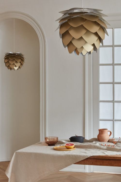 UMAGE šviestuvo gaubtas „Aluvia Medium Brushed Brass“, aliuminis, matinis auksas