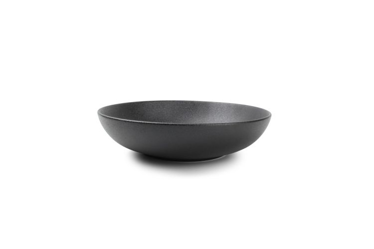 CHIC porcelianinė gili lėkštė „Dusk“, Ø25 cm juodos spalvos 