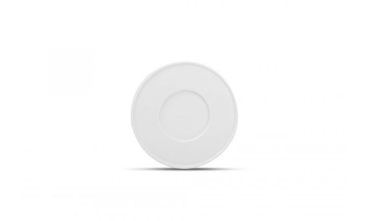 CHIC porcelianinė lėkštutė „White Verso“, Ø14.50 cm, baltos spalvos (puodeliui 240 ml)