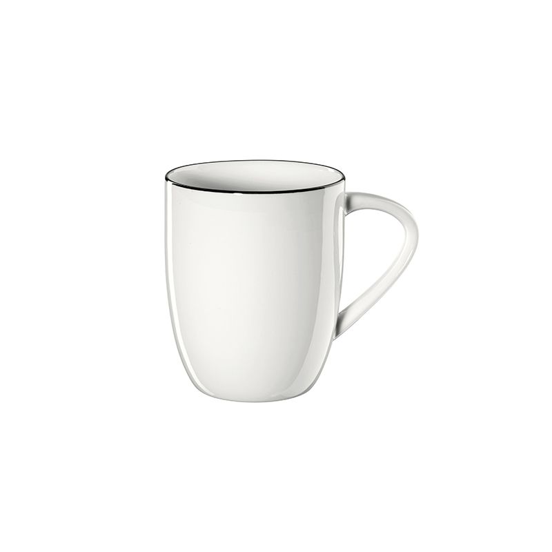 Lima Mediate George Bernard ASA porceliano arbatos puodelis „À Table Ligne Noire“, 350 ml